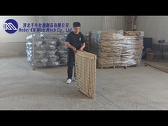 Оборонный барьер - Военная оборонная стена - демонстрация единого развертывания