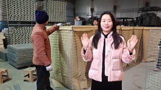 Оцинкованные сварные барьеры Бастионные барьеры Песчаная стена для затопления