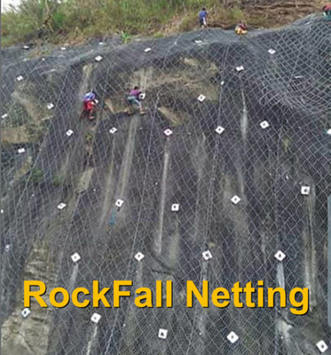 Предохранение от Rockfall ловя сетью подпорную стенку корзин 4mm Gabion