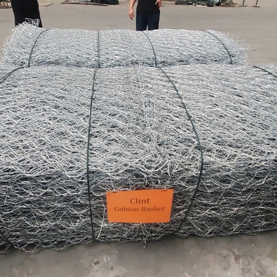 корзины 4x1x1m горячие окунутые гальванизированные Galfan Gabion удваивают переплетенные 3.0mm