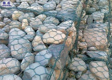 Черный высокий размер сетки 60mm x 80mm тюфяка Gabion прочности на растяжение 100mm x 120mm