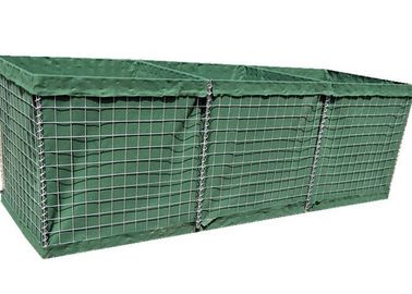 Система заграждений коробки ХЭСКО Габион ячеистой сети низкоуглеродистой стали для стен безопасностью и обороной