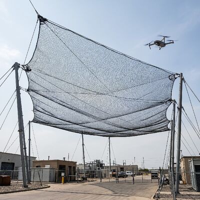 Nylon Overhead Netting For Anti-Drone Security | UAV Blocking Net
