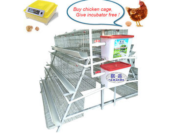 Прочная гальванизированная К235 клетка слоя цыпленка для коммерчески птицефермы