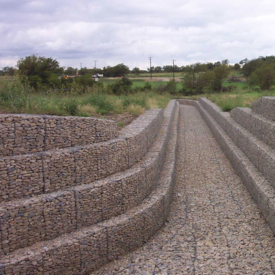 Ячеистая сеть оцинкованной стали Gabion ячеистой сети клетки 4.0mm шестиугольная