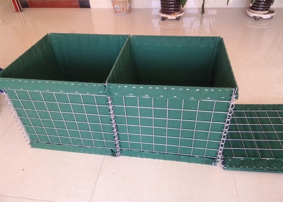 Прочное сваренное окунутое горячее бастиона 75*75mm барьера Gabion защитительное гальванизированный