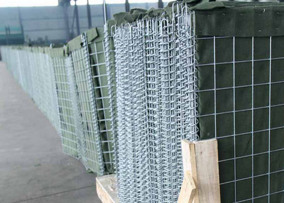 Прочное сваренное окунутое горячее бастиона 75*75mm барьера Gabion защитительное гальванизированный