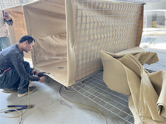 Defensive Barrier For Defense Emergency Bunker Blast Wall High Quality Galvanized Flood Barriers Shooting Range Barrier