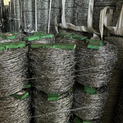 Stainless Steel Barbed Galvanized Good Price  Razor Barbed Wire 500 Meter Length Barbed Wire Fence