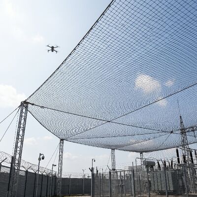 50mm X 50mm Knitted Nylon Anti Drone Nets For UAV Prevention