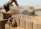 Военный песок столба предохранителя бункера заполнил барьеры 300gsm