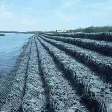 сетка шестиугольника корзины Gabion стандарта 2*1*1m 2mm гальванизированная для подкрепления обваловки