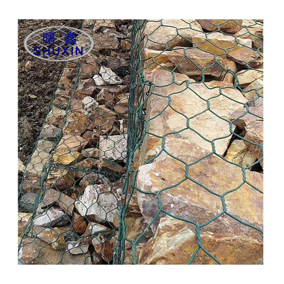 Корзины Gabion наклона реки отверстия 8*10cm стальные гальванизированное 2*1*1m сплетенный