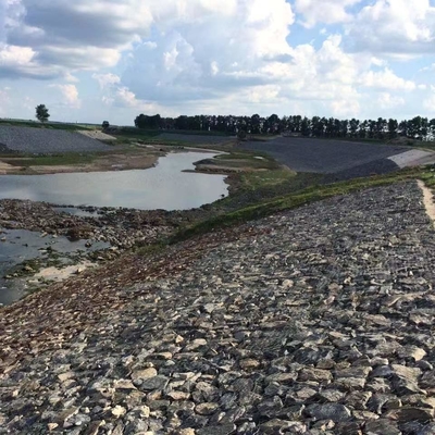 Корзины Galfan шестиугольные Gabion анти- ржавчины 1mx1m для подпорной стенки регулирования паводковых вод