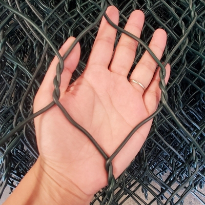 Гальванизированная сплетенная подпорная стенка корзины Gabion сетки для стены конструкции