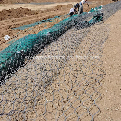 Dia тюфяка 2.2mm Reno высокой ржавчины коробки Gabion покрытия цинка анти- анти- въедливый