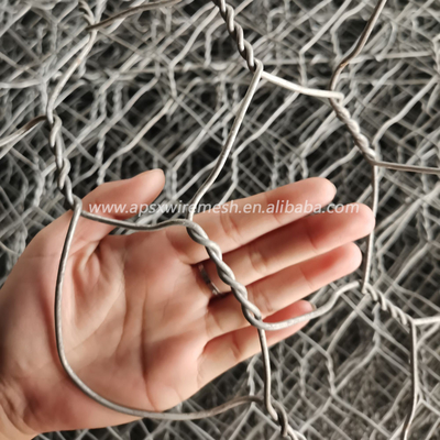 Pvc покрыл подпорную стенку корзин Gabion металла