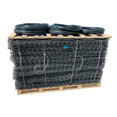 погружение коробки 2x1x0.5m Gabion горячее гальванизировало утес 2.2mm/6x8cm