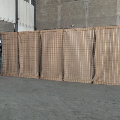 стена песка 3.7mm Gabion Hesco Mil 7 военная для прибрежной эрозии