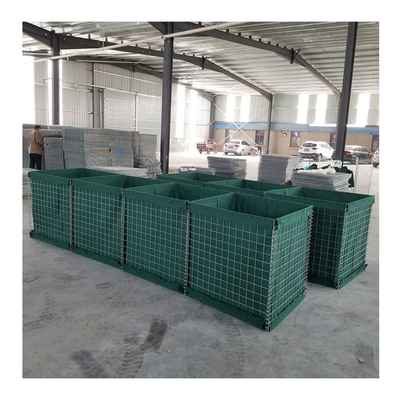 Mil4 сварило песок HESCO заполняя военный барьер с Geotextile 300g/M2