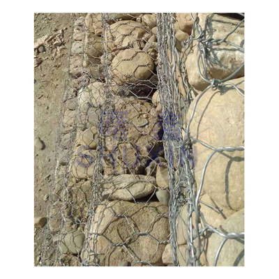 2*1*1m соткут покрытую Pvc коробку Gabion гальванизировали Gabion для того чтобы зацепить высокопрочное