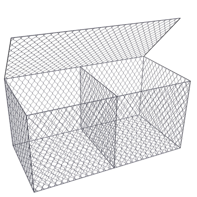 Зелёный ПВХ покрытый габионные корзины 100x50x30 поддерживающая стена 8x10 см сетка отверстие