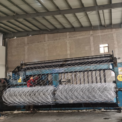 Оцинкованная 1mx1mx3m габионная коробка поддерживающая стена ПВХ покрытие