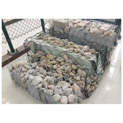 Гальфанизированный коробчатый габион / Двухскрученная шестигранная сетчатая корзина для подпорных стен и берегозащиты