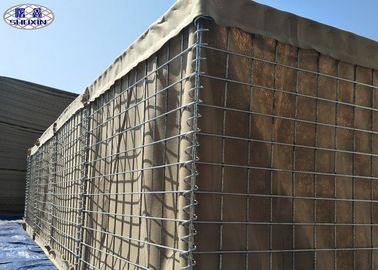 Выровнянная тканью военная коробка Габион, подпорная стенка корзин Габион