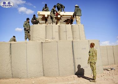 Стена песка барьера Брауна военная Хеско, подпорная стенка корзин Габион