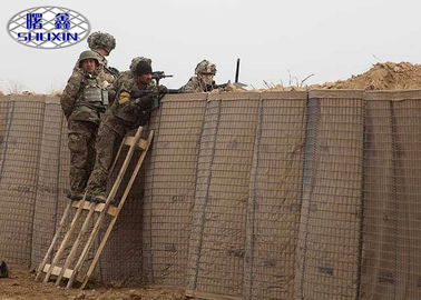 Большим сверхмощным военным дизайн барьеров обороны выровнянный Геотекстиле