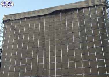 Барьеры высокого уровня безопасности заполненные песком, военные барьеры потока габион