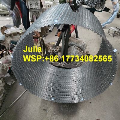 Прочная колючая проволока BTO-16 с диаметром 500 мм, 102 петли, для защиты от коррозии, ограждение для жилых комплексов