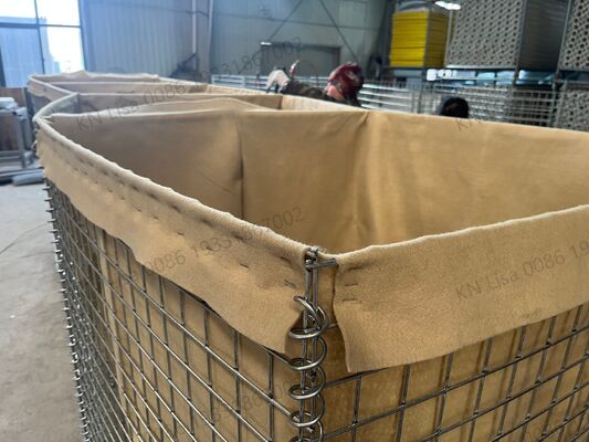 Оцинкованная песчаная стена сварная защитная барьерная конструкция взрывозащитная клетка защита от наводнений габионная взрывная стена геотекстиль бастионные барьеры