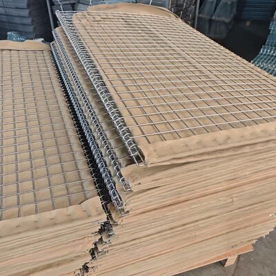 Тяжелая гальванизированная стена песка бастиона барьера обороны взрывозащищенная