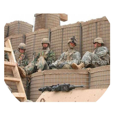 Гальванизированные стены песка Mil3 стены взрывные стены для наводнения Mil6 габион сварные защитные барьеры