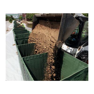 Высокопрочный барьер песочные мешки оборонительный барьер бастион грязь заполненная стена