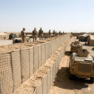 Защитная взрывозащищенная клетка для песка, ценовая безопасность, эко-бастионный барьер, сварная габионная коробка, взрывозащищенная клетка