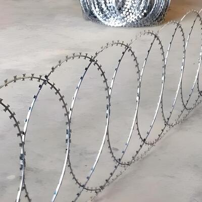 Высокобезопасное ограждение горячее оцинкованное BTO-22 Concertina Razor Barbed Wire Wall
