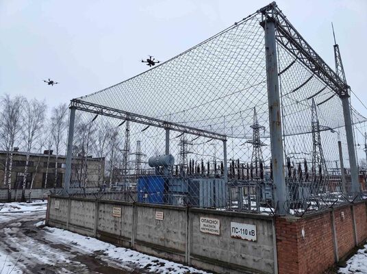 Сеть защиты от БПЛА для России | Защитная сетка из проволочной веревки
