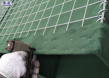 Гальванизированные барьеры Хеско стальной почвы песка военные, цепляют 3