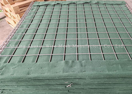 Военная сетка Hesco Gabion Galfan сваренная для подпорной стенки армии