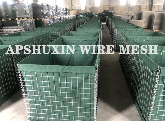 Корзина Gabion военного барьера Hesco стены песка каменная максимум в 1 метр