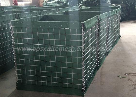 Горячая гальванизированная сварка Gabion 3 корзины Hesco клеток