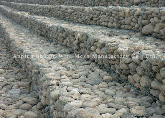 Стандартные шестиугольные мелкосеточные корзины Gabion металлов