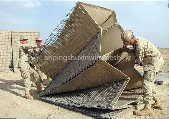 Сваривая песок Mil 3 взрыва армии анти- заполнил барьеры