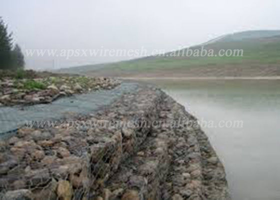 Тяжелым покрытая цинком коробка Gabion с прочностью на растяжение 380-400MPa упакованная на паллете