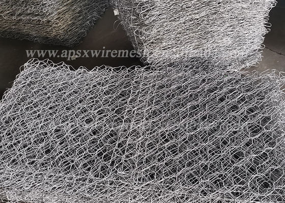 Сверхмощный шестиугольный Pvc 3.0MM покрыл ячеистую сеть Gabion для сохранения