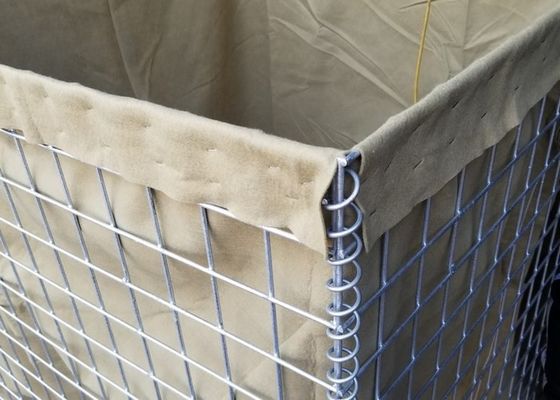 барьеры потока Hesco цинка Mil 10 высоты 2.21m тяжелые 76.2x76.2mm