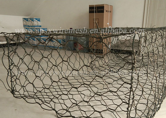 Легкий складный Pvc покрыл шестиугольную корзину Gabion для предохранения от воды и почвы